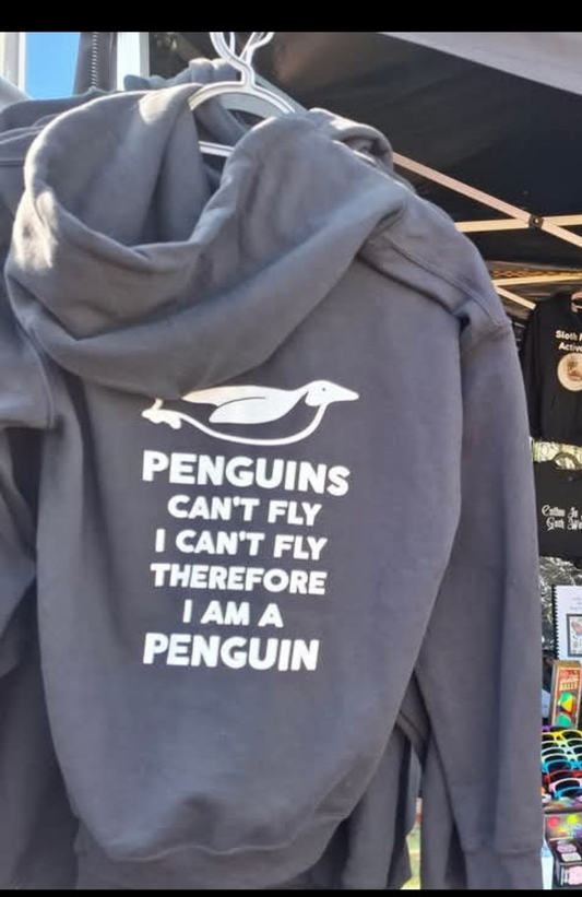 Therefore I'm A Penguin Hoodie - Differences Not Disabilities