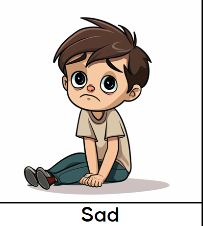 Emotion Cards - Angry, Happy, Sad and Tired - Differences Not Disabilities