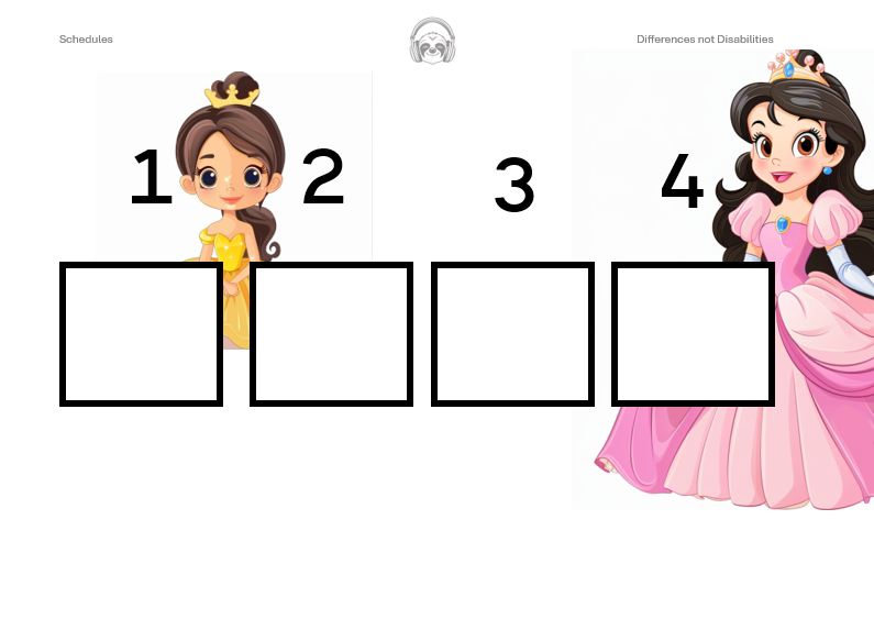 Schedule - 1,2,3,4 (Digital) - Differences Not Disabilities