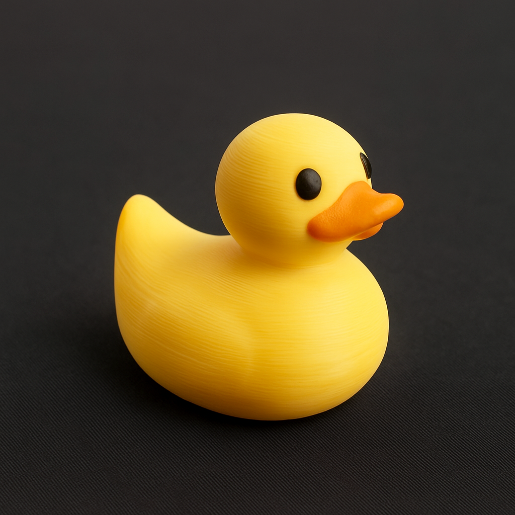 Tiny 3D Printed Duck - Differences Not Disabilities