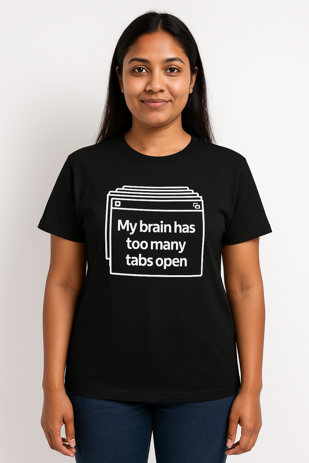 My Brain Has Too Many Tabs Open T-Shirt - Differences Not Disabilities