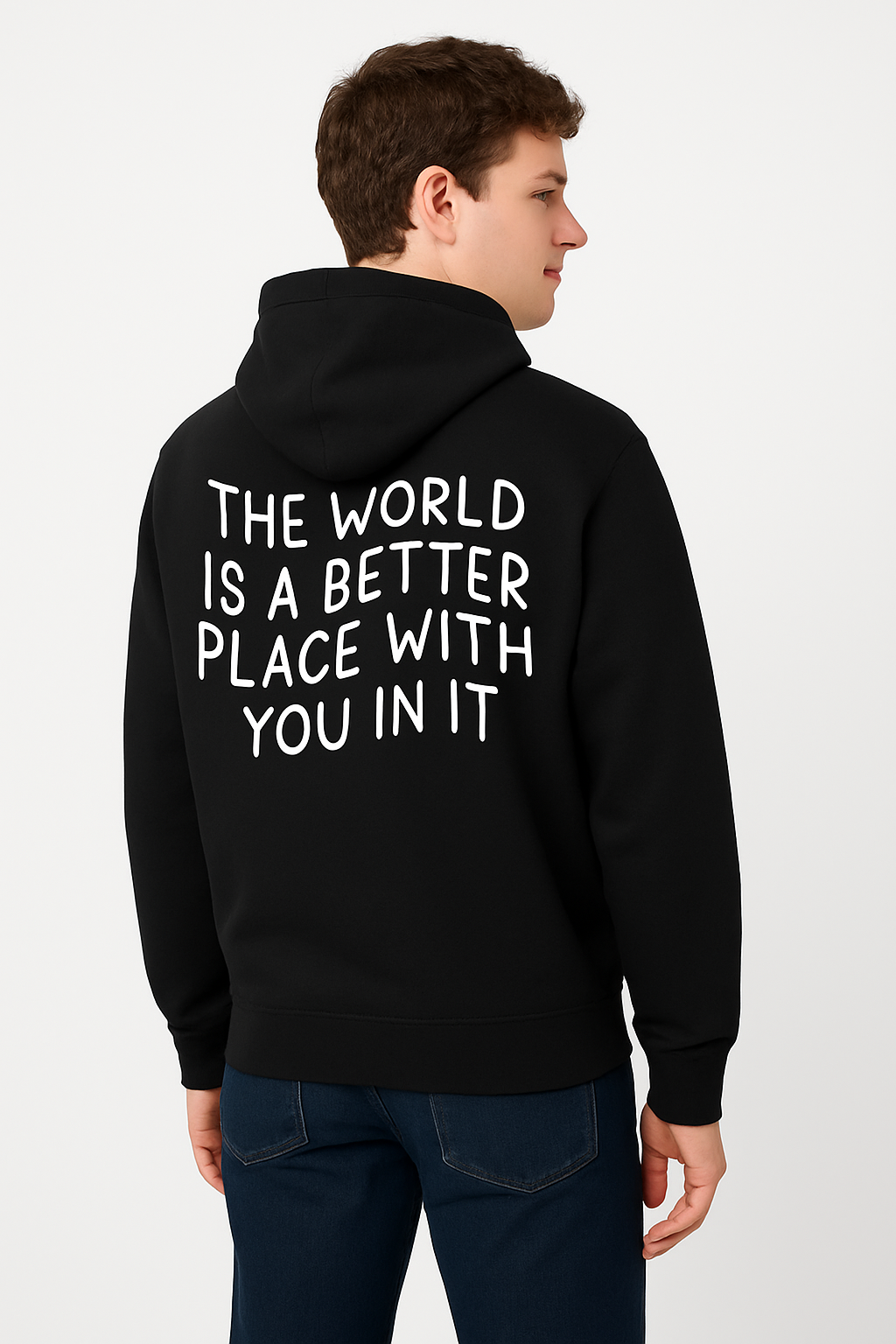 The World Is a Better Place With You in It - Hoodie - Differences Not Disabilities