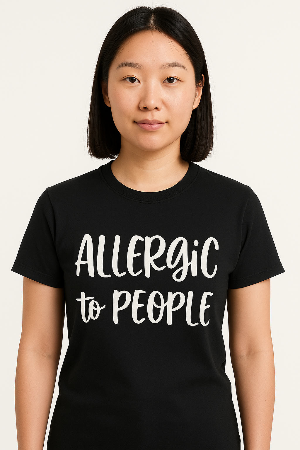 Allergic To People T-Shirt - Differences Not Disabilities