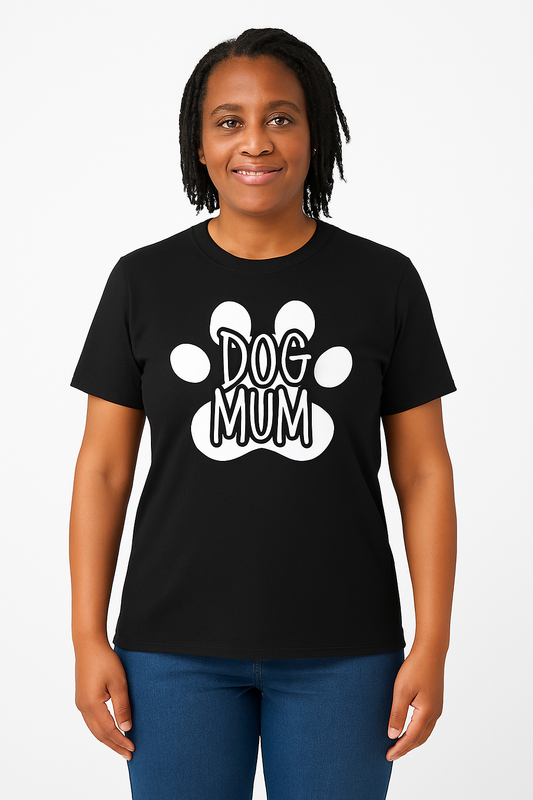 Dog Mum T-Shirt - Differences Not Disabilities
