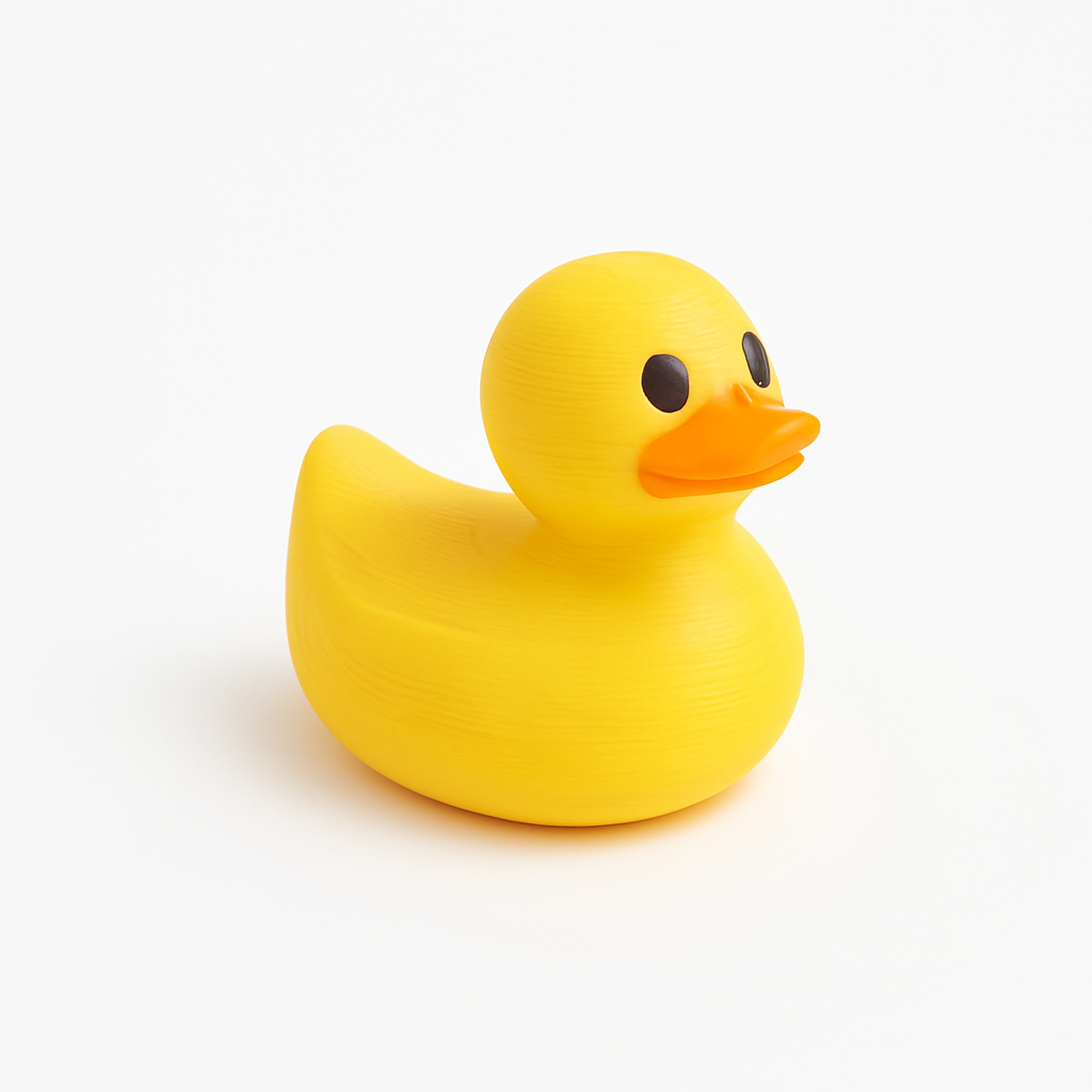 Tiny 3D Printed Duck - Differences Not Disabilities