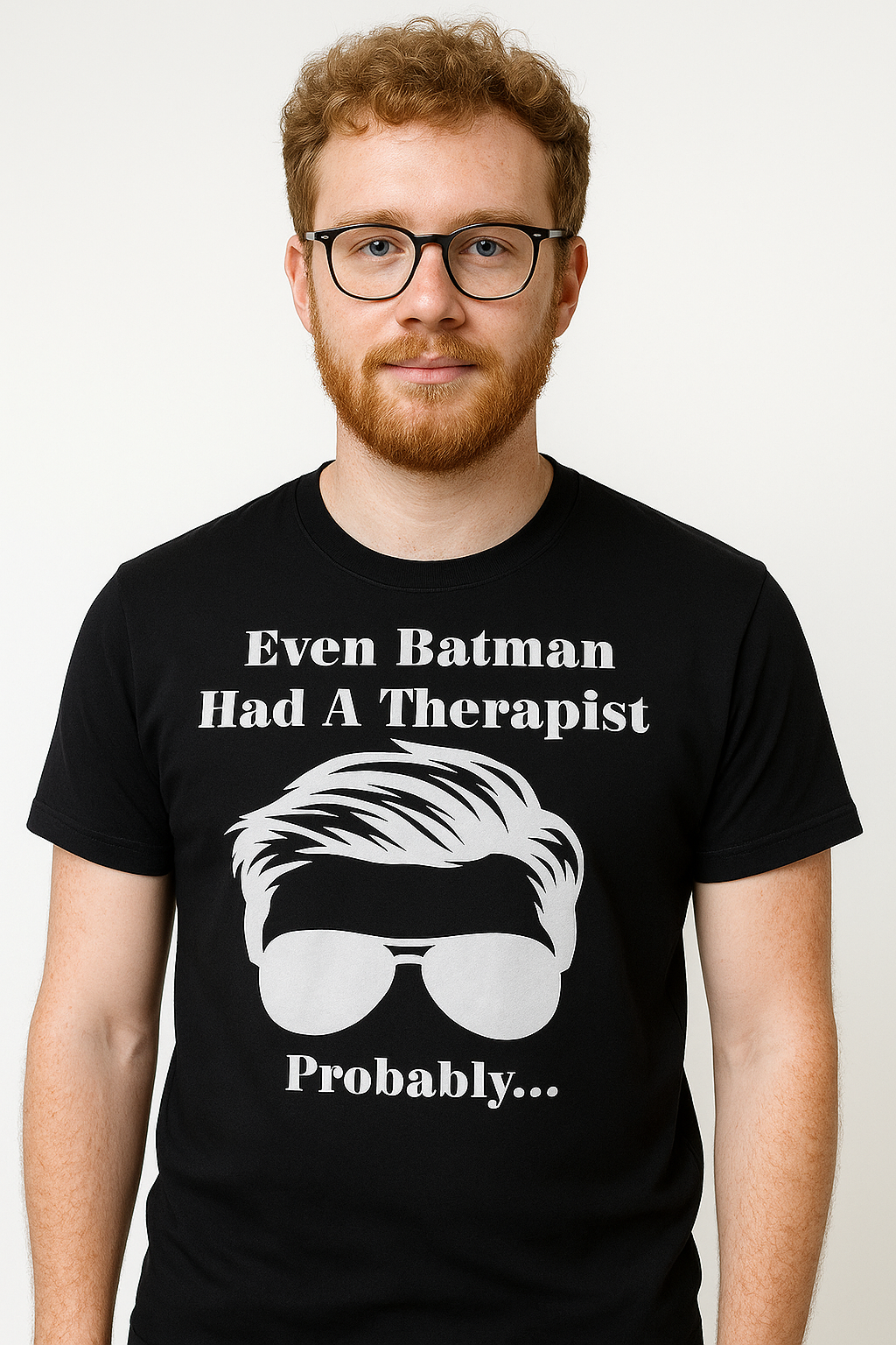 Even Batman Had A Therapist T Shirt - Differences Not Disabilities