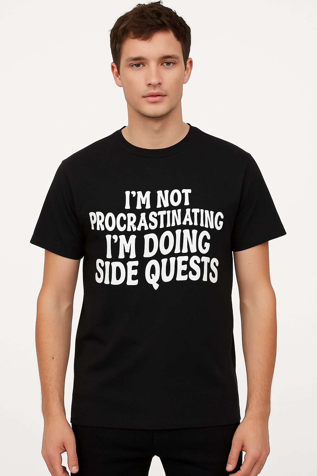 I'm Not Procrastinating I'm Doing Side Quests - T - Shirt - Differences Not Disabilities