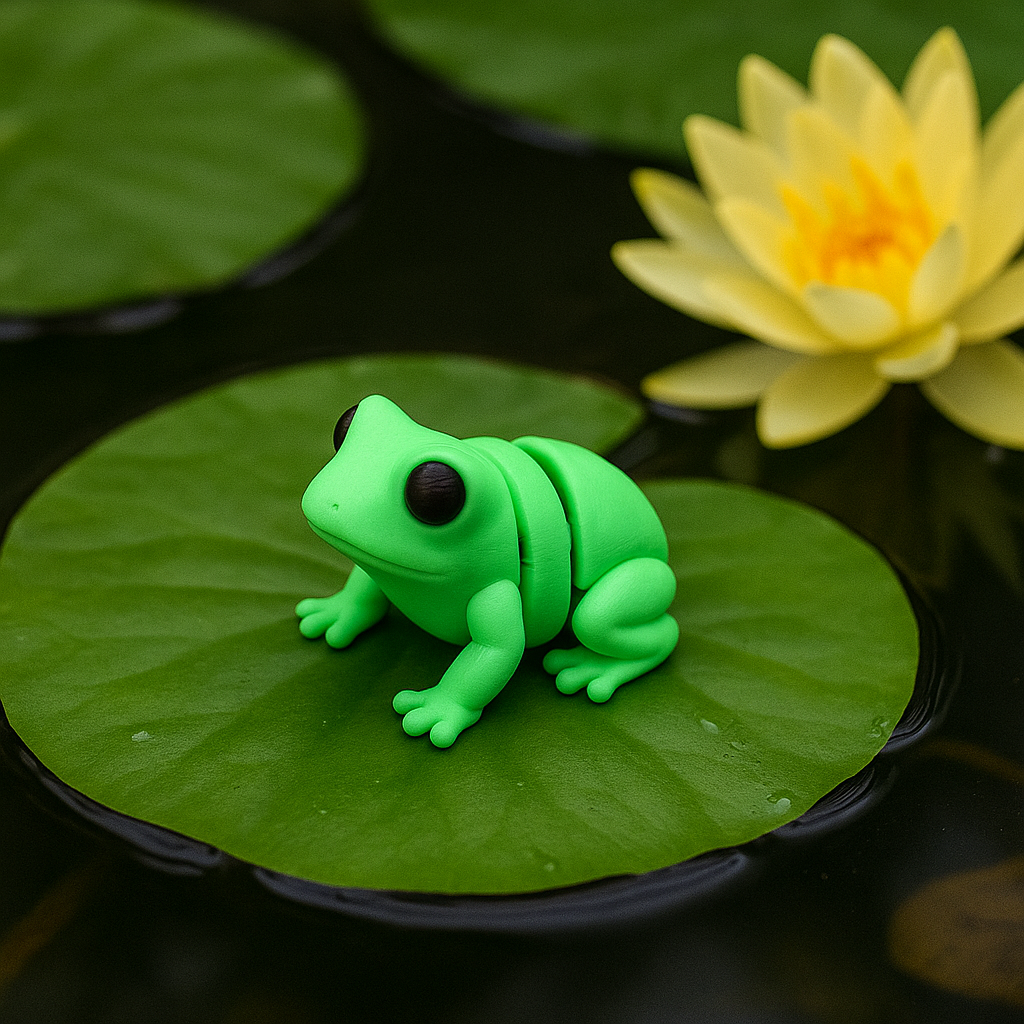 Articulated Frog 3D Print - Differences Not Disabilities
