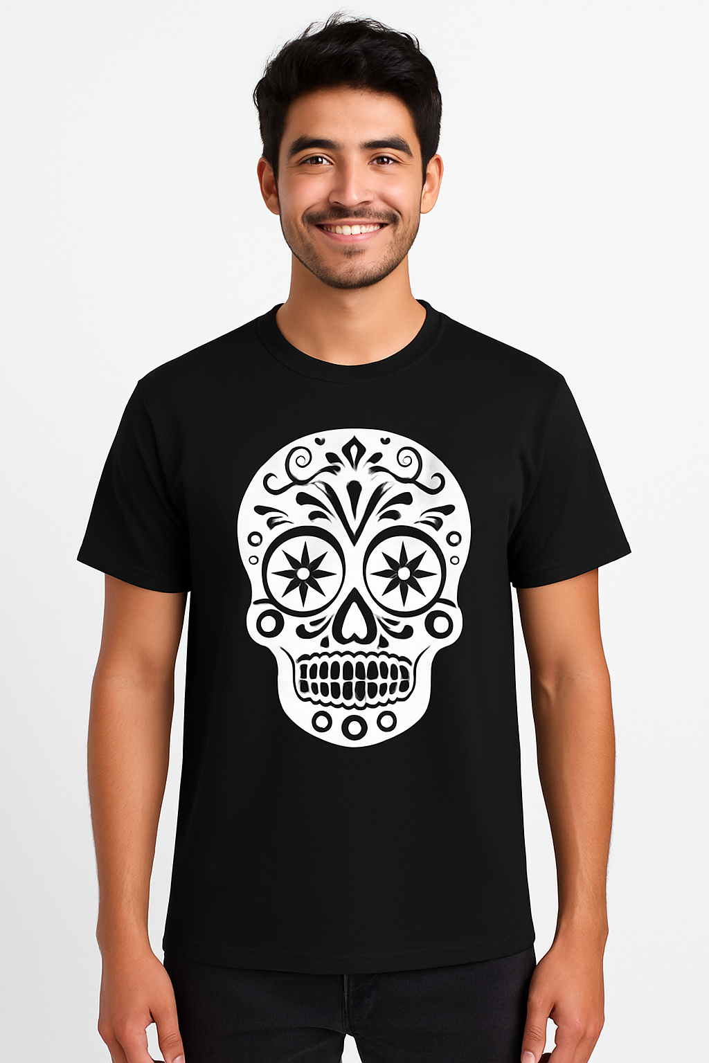 Sugar skull T-Shirt - Differences Not Disabilities
