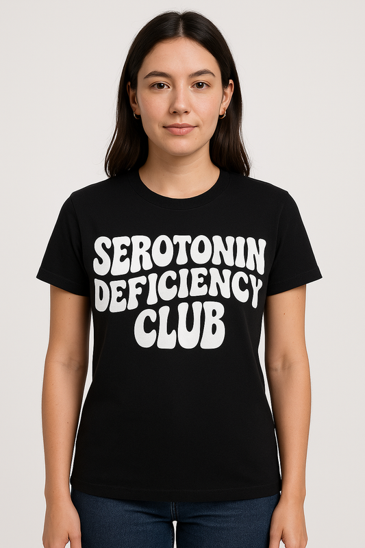 Serotonin Deficiency Club - T Shirt - Differences Not Disabilities