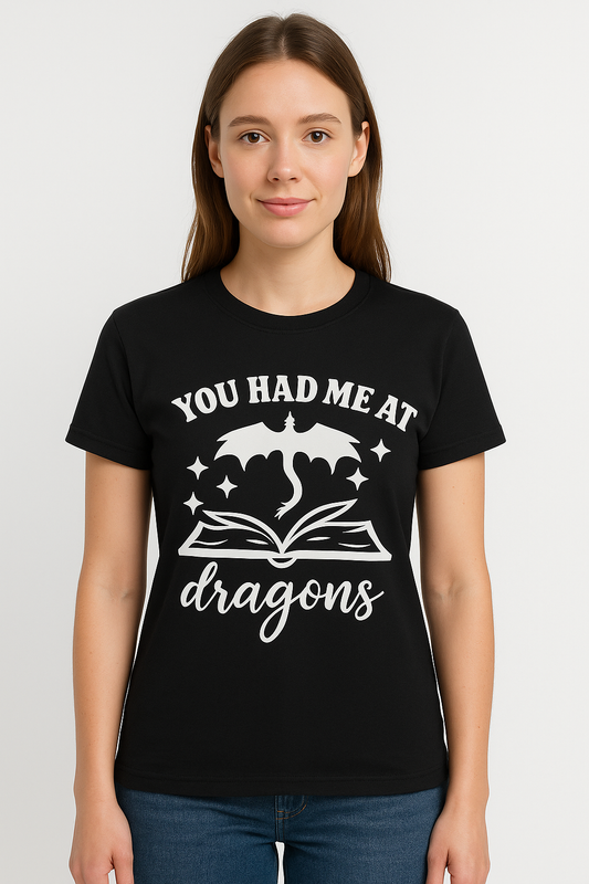 You Had Me At Dragons T-Shirt - Differences Not Disabilities