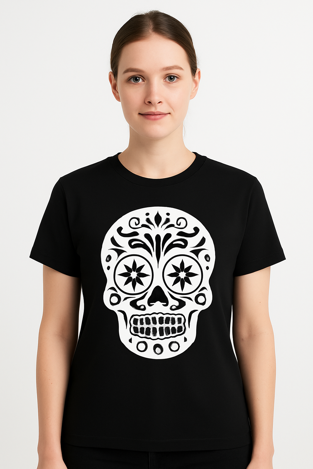 Sugar skull T-Shirt - Differences Not Disabilities