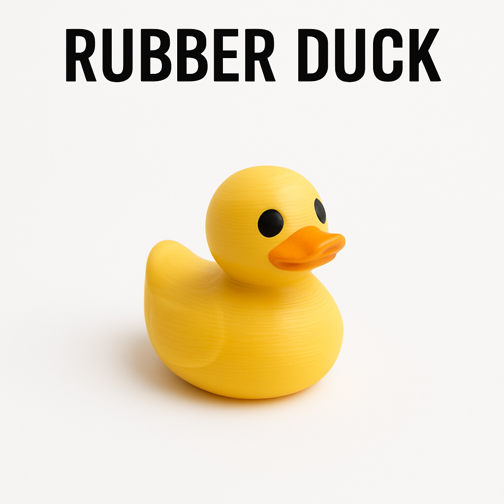 Tiny 3D Printed Duck - Differences Not Disabilities