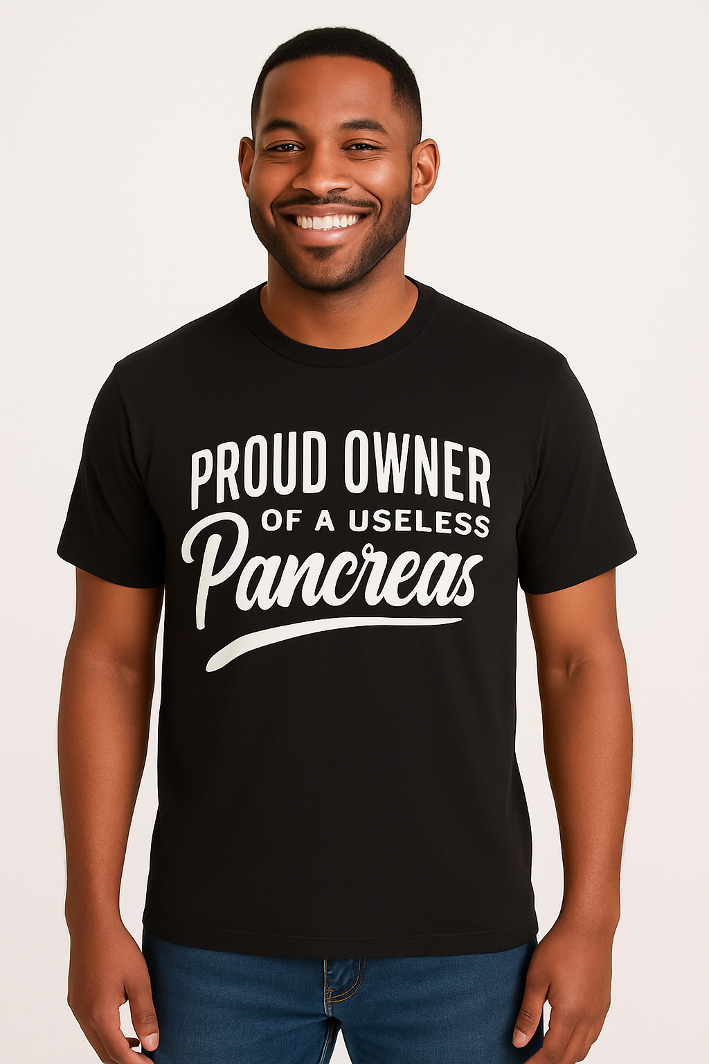 Proud Owner Of A Useless Pancreas T-Shirt - Differences Not Disabilities