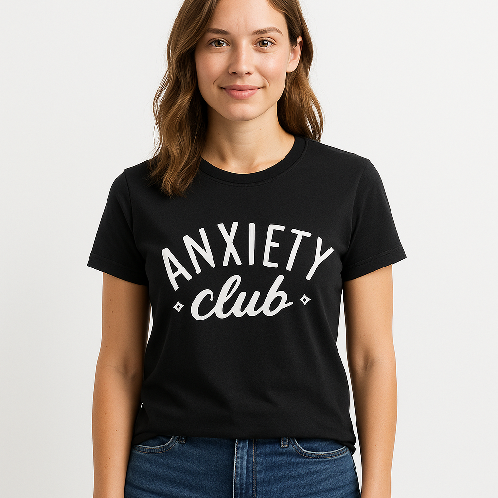 Anxiety Club T-shirt - Differences Not Disabilities