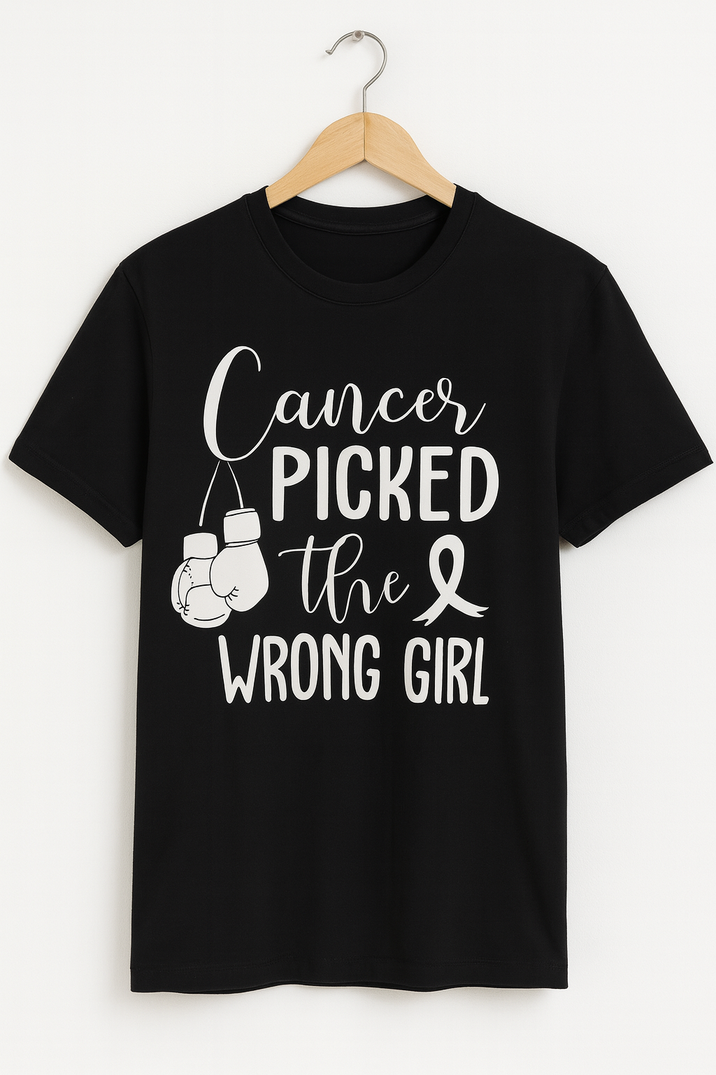 Cancer Picked The Wrong Girl T-Shirt - Differences Not Disabilities