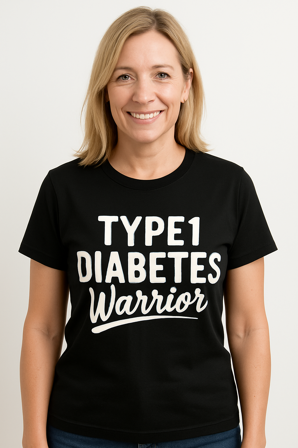 Type 1 Diabetes Warrior T-Shirt - Differences Not Disabilities