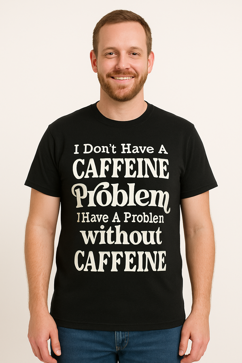 I Don't Have A Caffeine Problem T-Shirt - Differences Not Disabilities