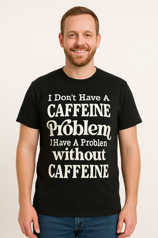 I Don't Have A Caffeine Problem T-Shirt - Differences Not Disabilities