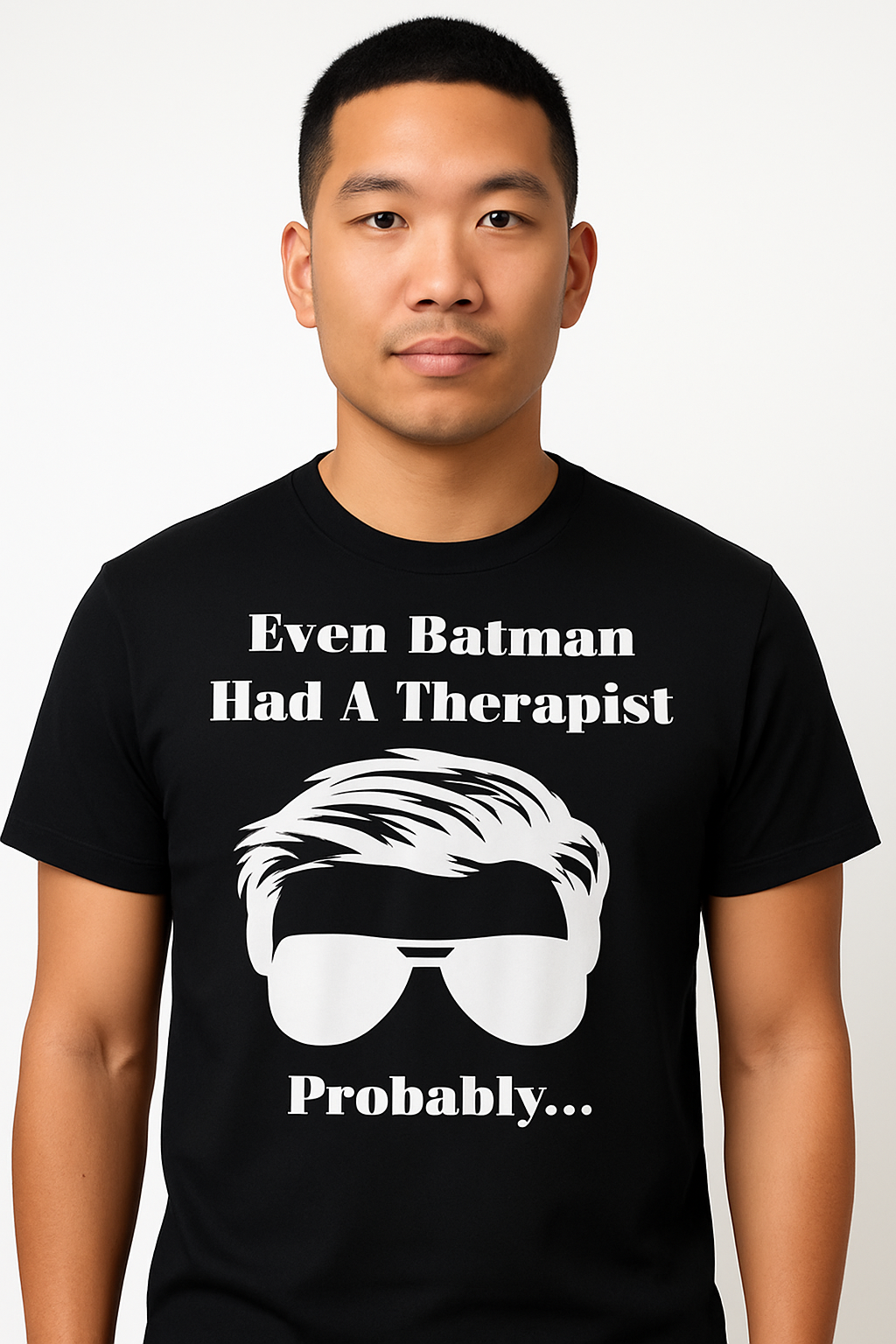 Even Batman Had A Therapist T Shirt - Differences Not Disabilities
