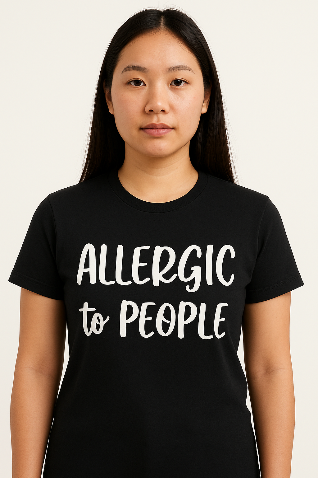 Allergic To People T-Shirt - Differences Not Disabilities