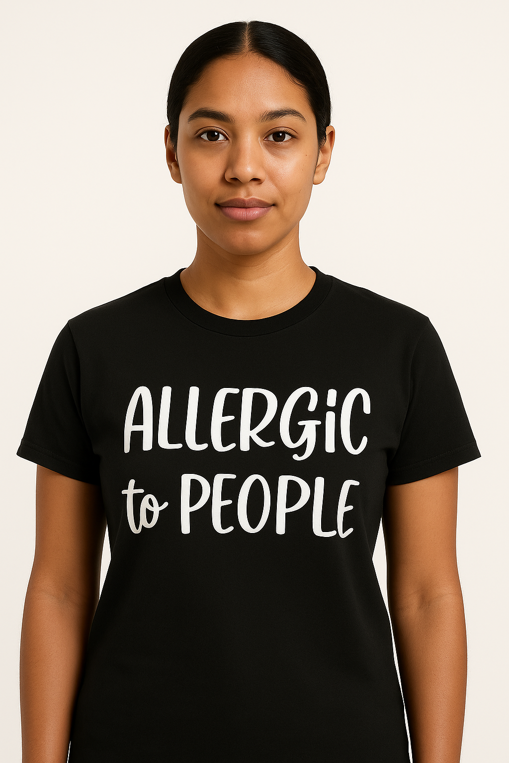 Allergic To People T-Shirt - Differences Not Disabilities