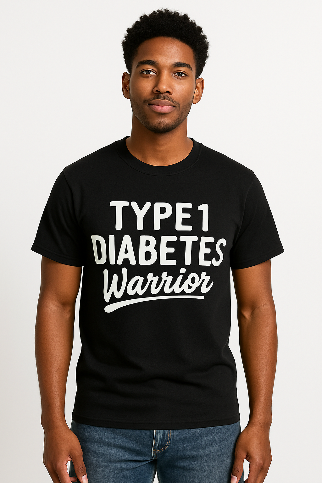 Type 1 Diabetes Warrior T-Shirt - Differences Not Disabilities