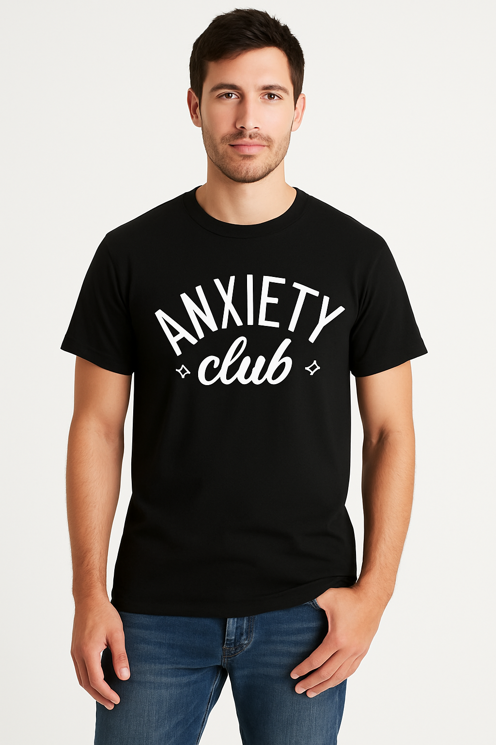Anxiety Club T-shirt - Differences Not Disabilities