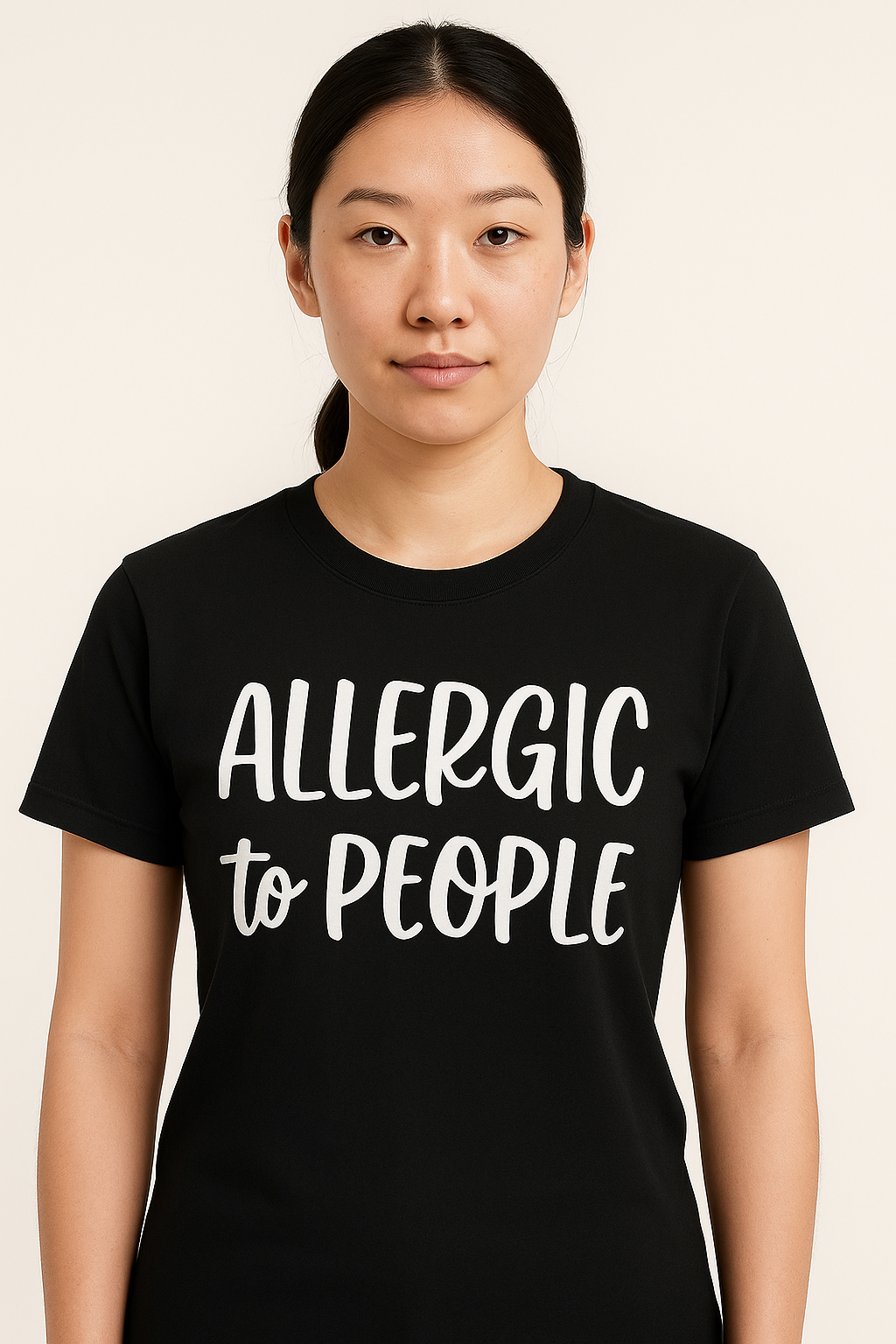 Allergic To People T-Shirt - Differences Not Disabilities