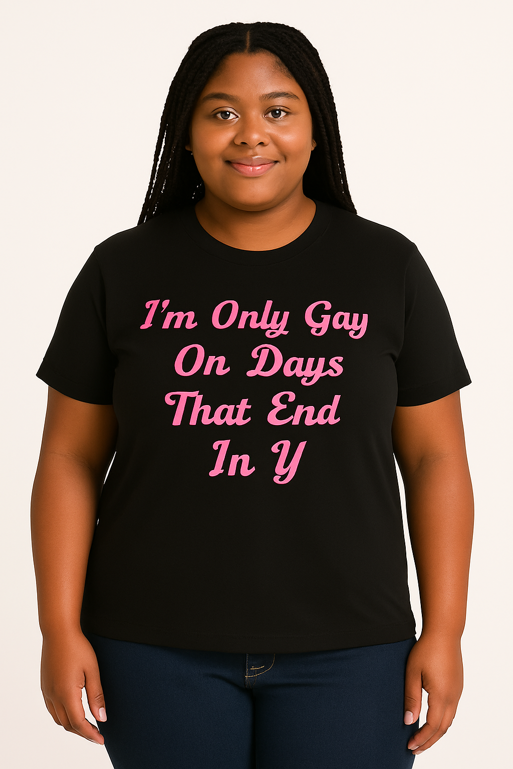 I'm Only Gay On A Day That Ends In Y - T Shirt - Differences Not Disabilities