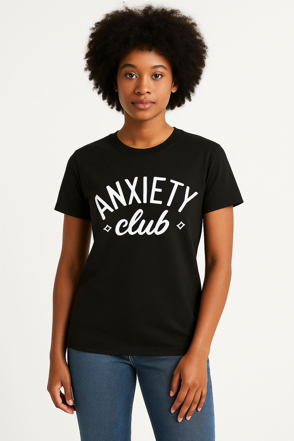 Anxiety Club T-shirt - Differences Not Disabilities