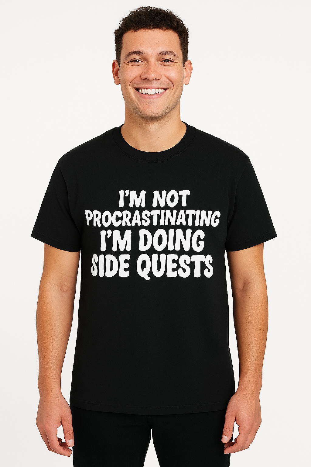 I'm Not Procrastinating I'm Doing Side Quests - T - Shirt - Differences Not Disabilities