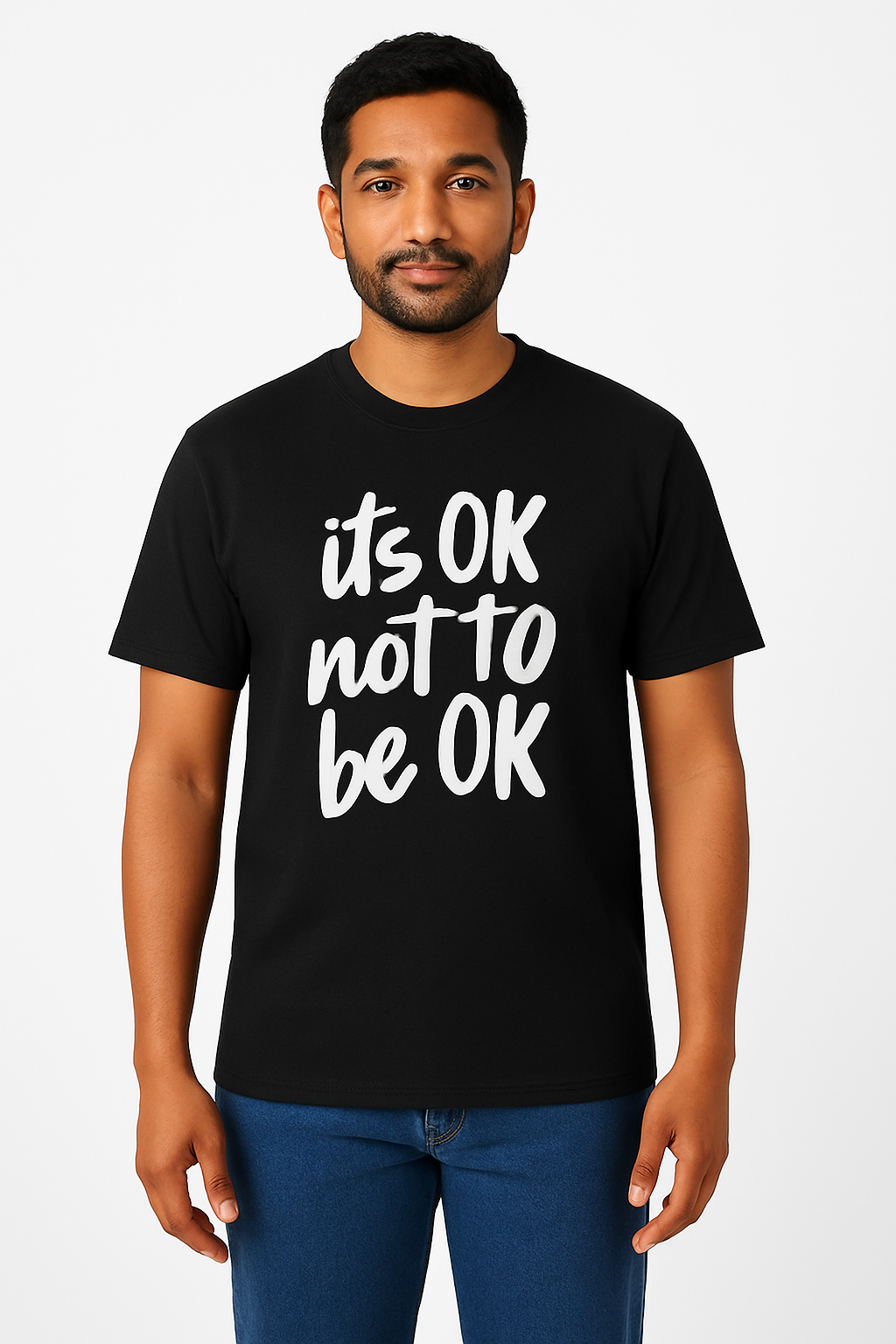 It's Ok To Not Be Ok T Shirt - Differences Not Disabilities