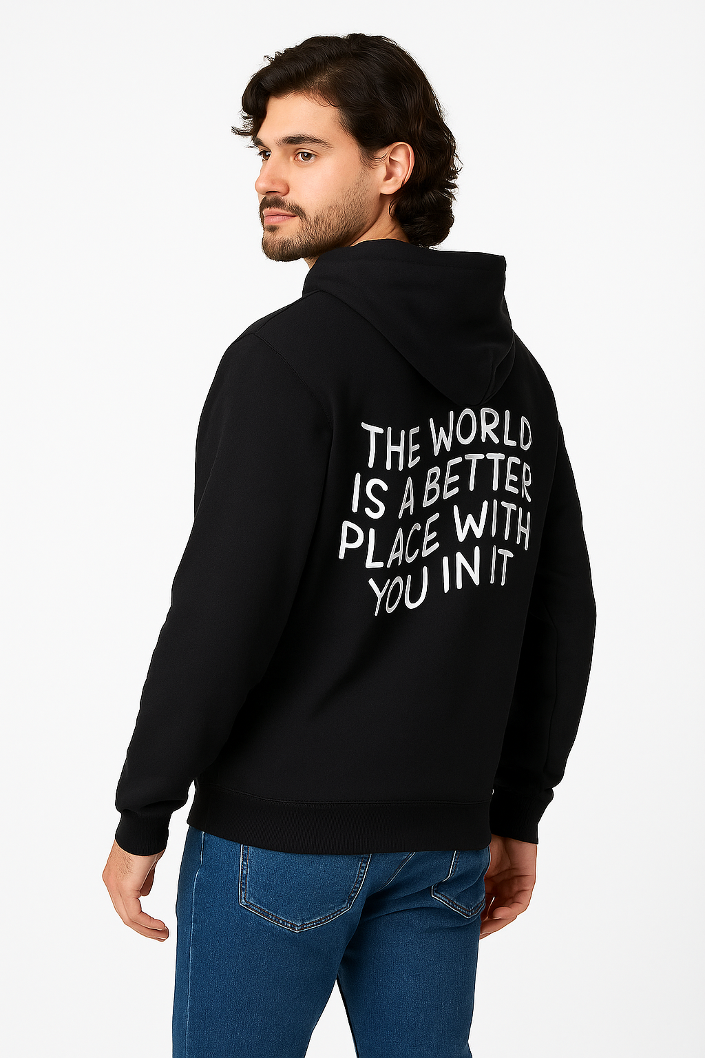 The World Is a Better Place With You in It - Hoodie - Differences Not Disabilities