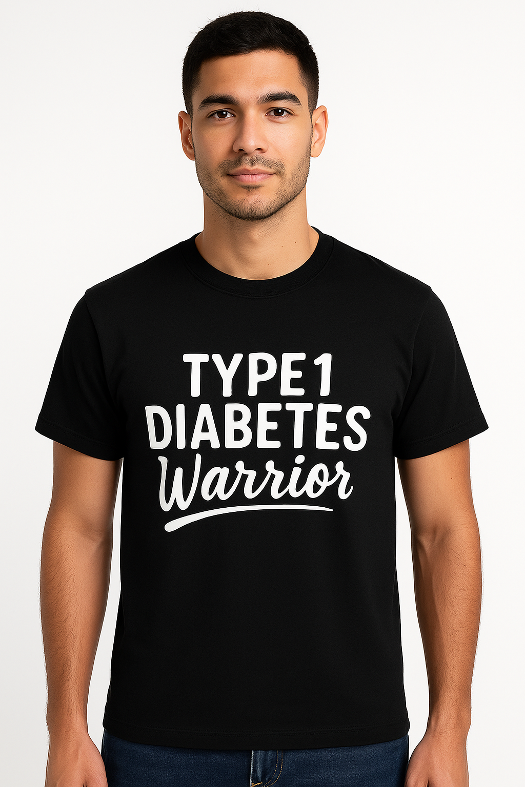 Type 1 Diabetes Warrior T-Shirt - Differences Not Disabilities