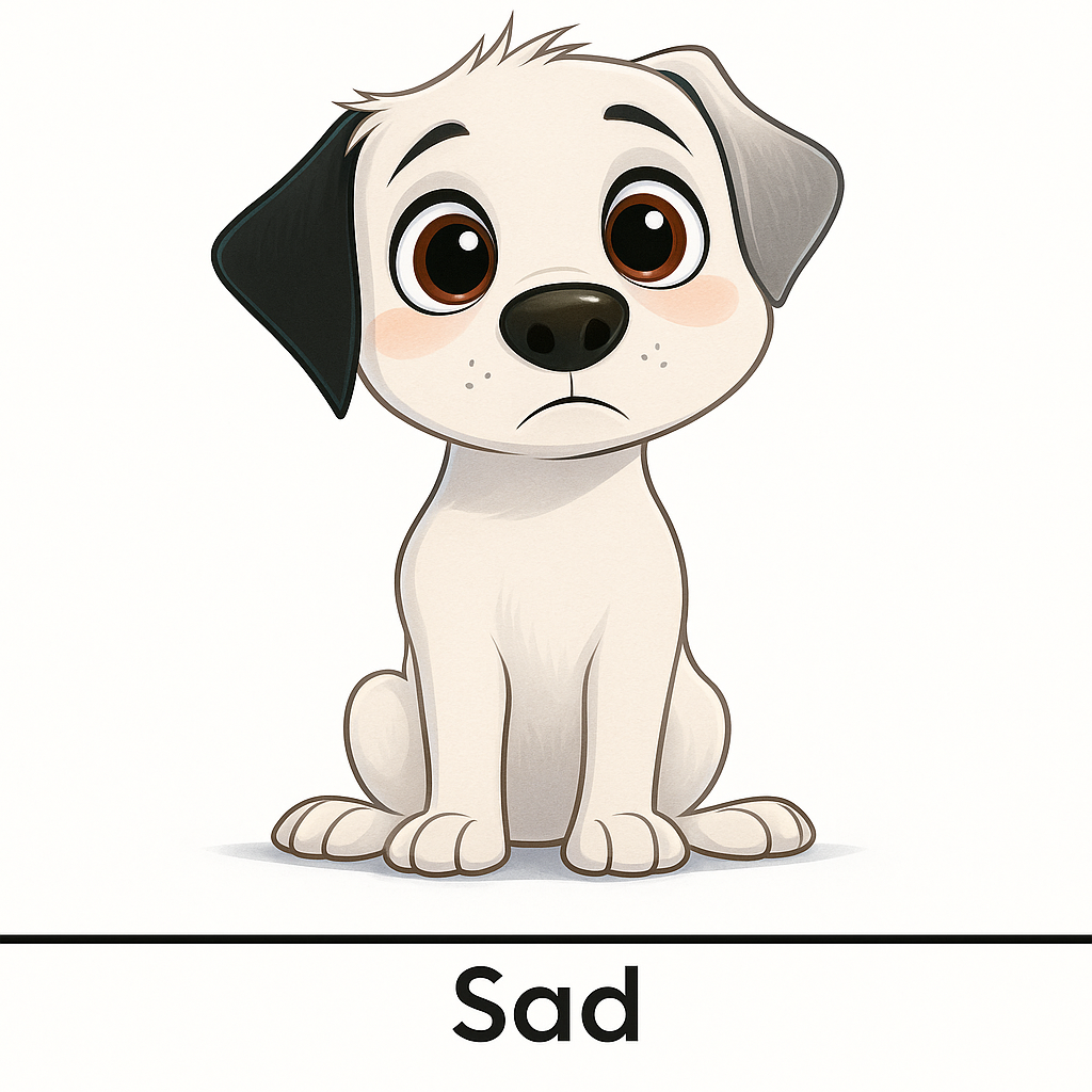 Dog Emotion Cards – Cartoon Style (Differences Not Disabilities) - Differences Not Disabilities