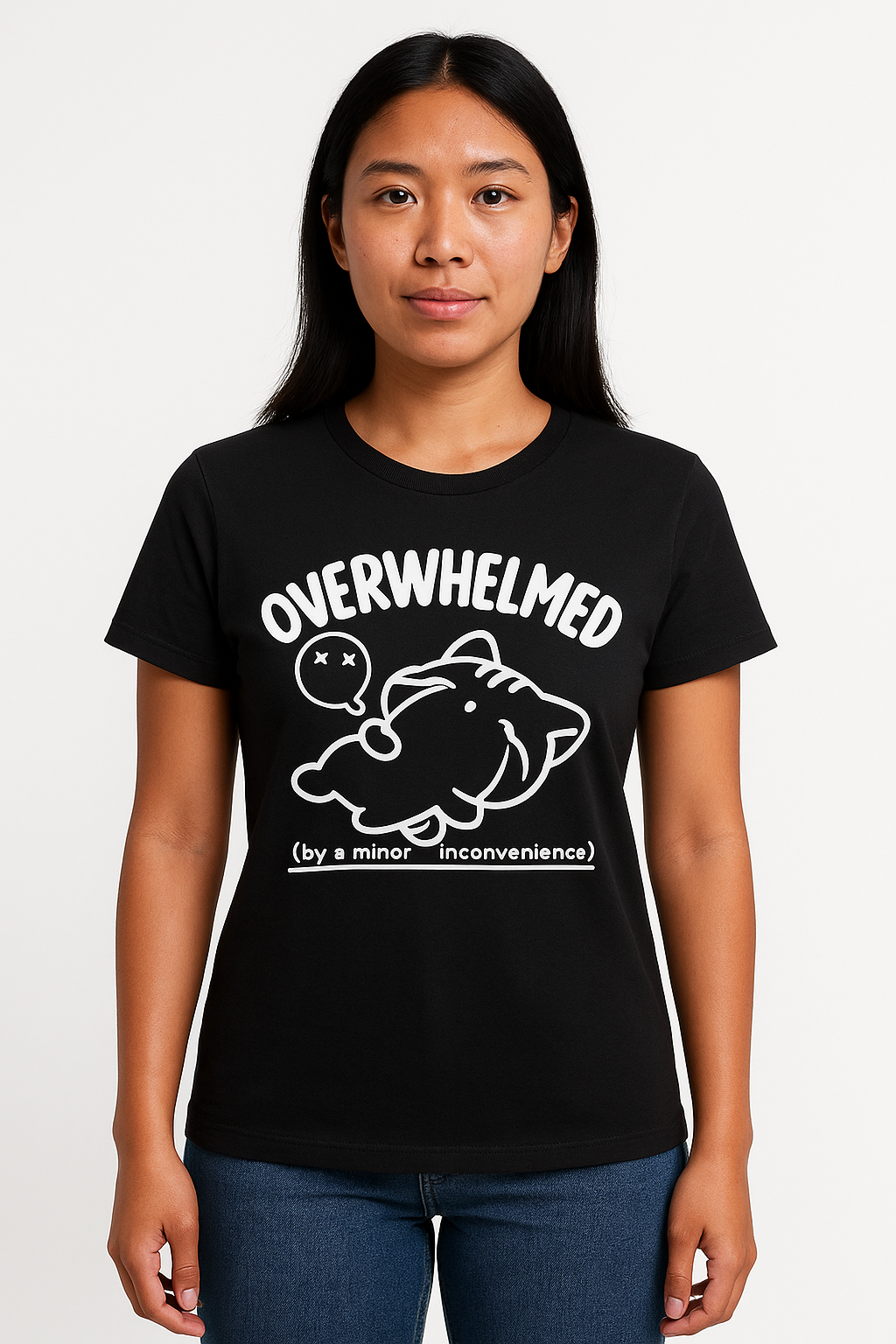 Overwhelmed (By A Minor Inconvenience) T-Shirt - Differences Not Disabilities