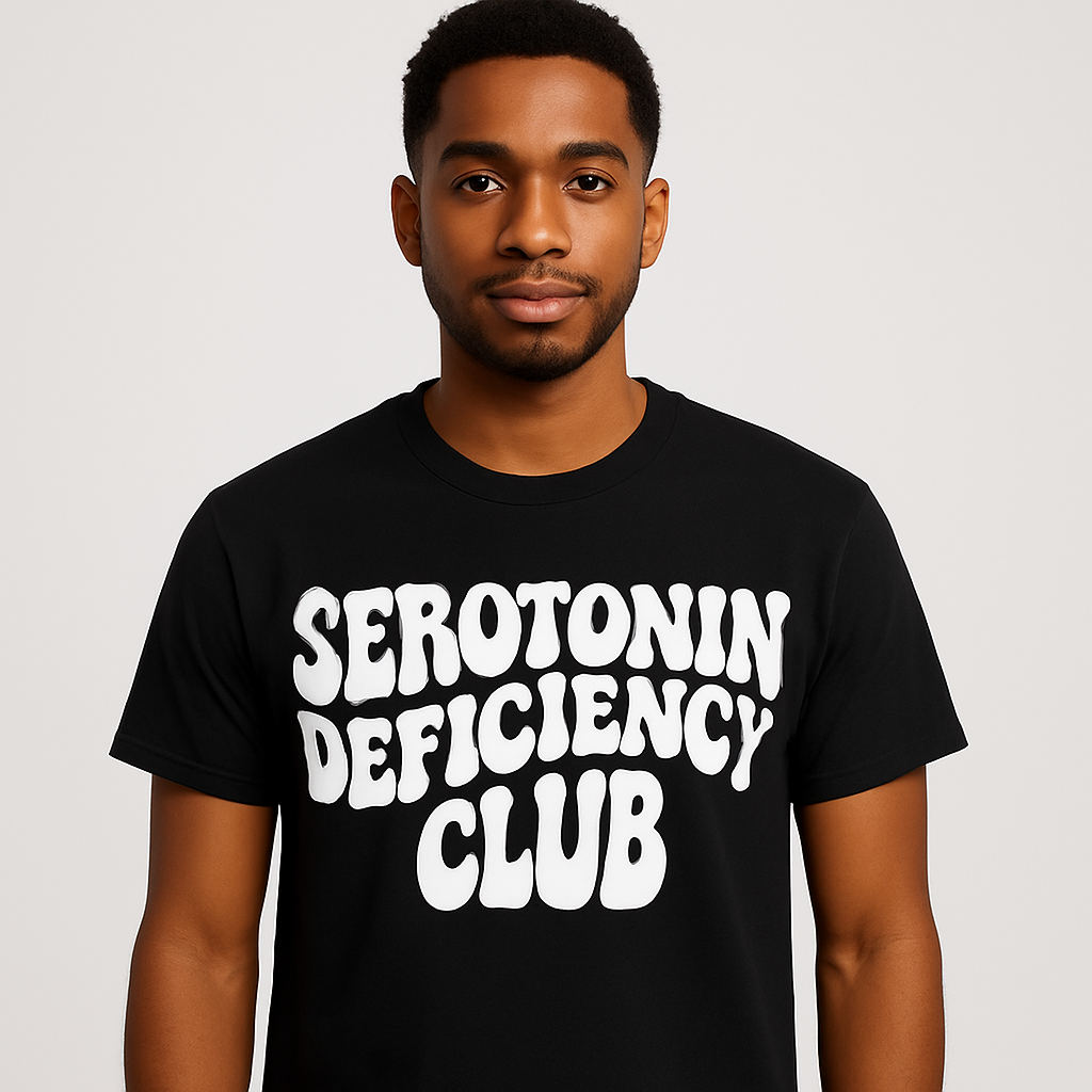 Serotonin Deficiency Club - T Shirt - Differences Not Disabilities