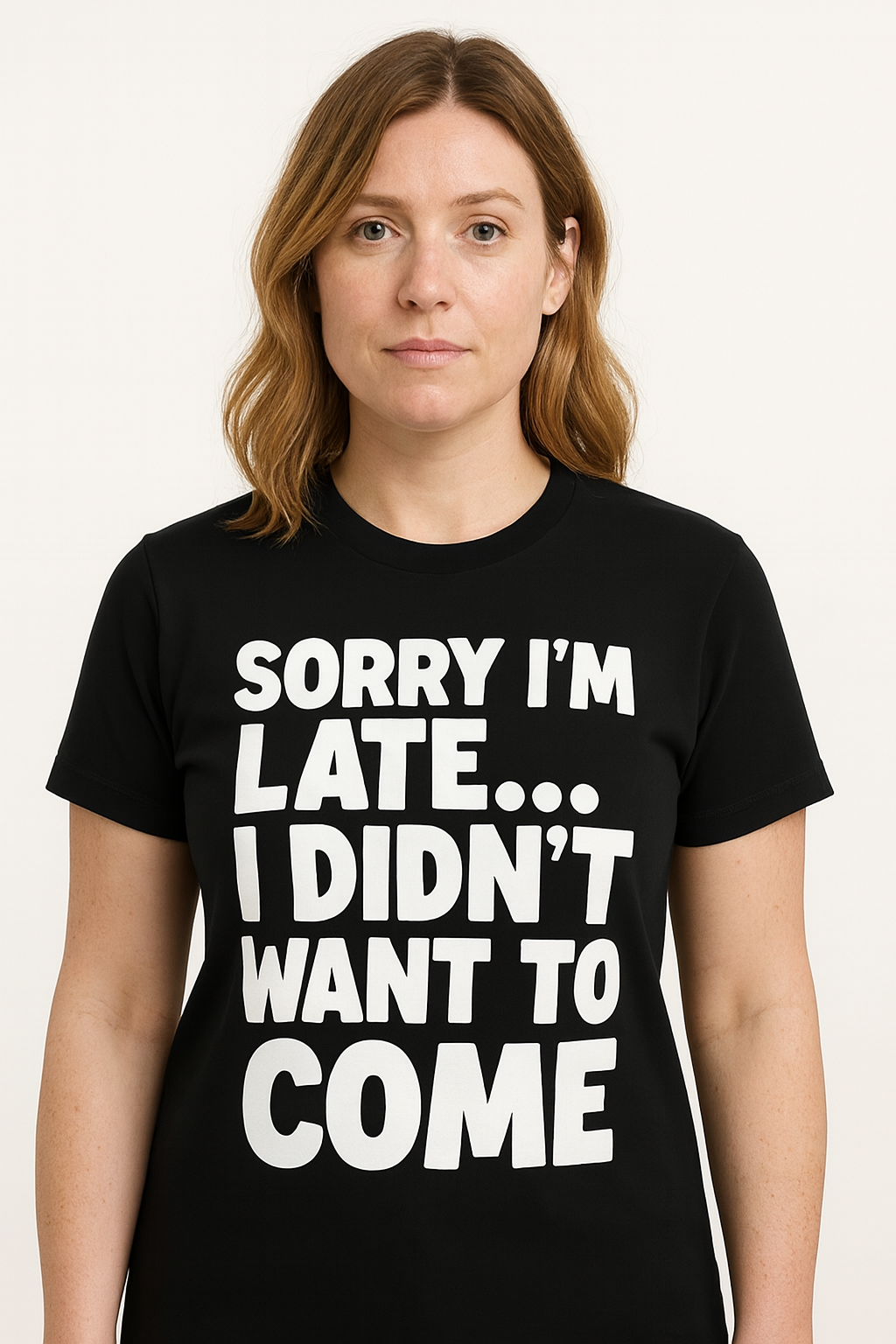 Sorry I'm Late, I Didn't Want To Come T-Shirt - Differences Not Disabilities