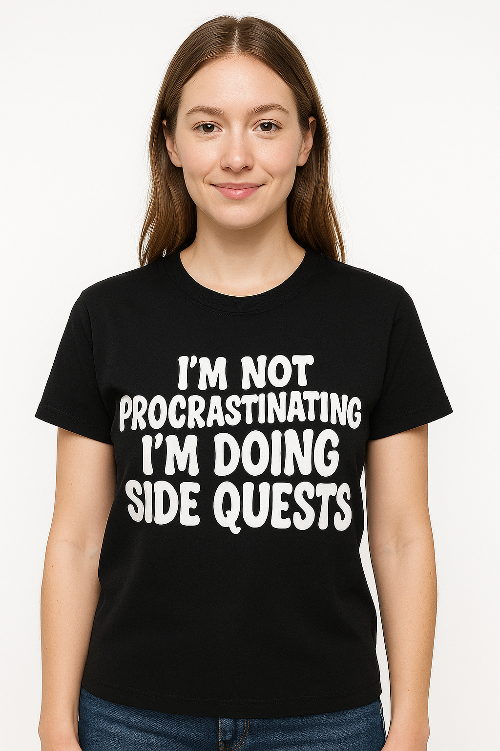 I'm Not Procrastinating I'm Doing Side Quests - T - Shirt - Differences Not Disabilities