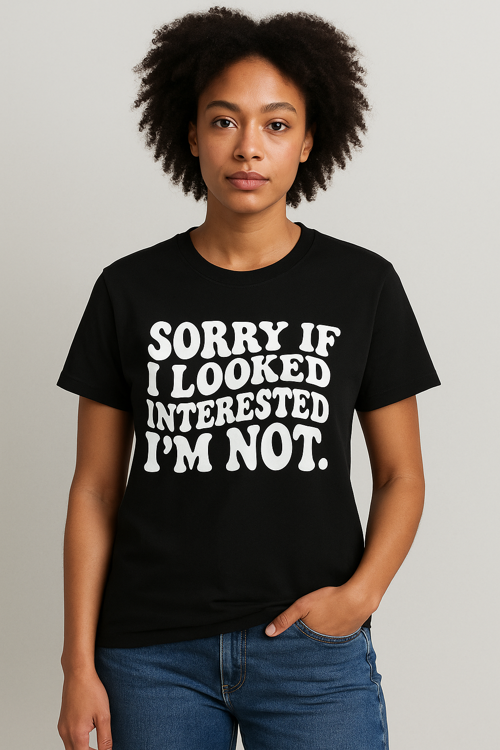 Sorry If I Look Interested T-Shirt - Differences Not Disabilities