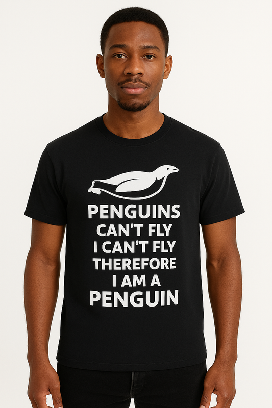 Penguins Can't Fly T-Shirt - Differences Not Disabilities