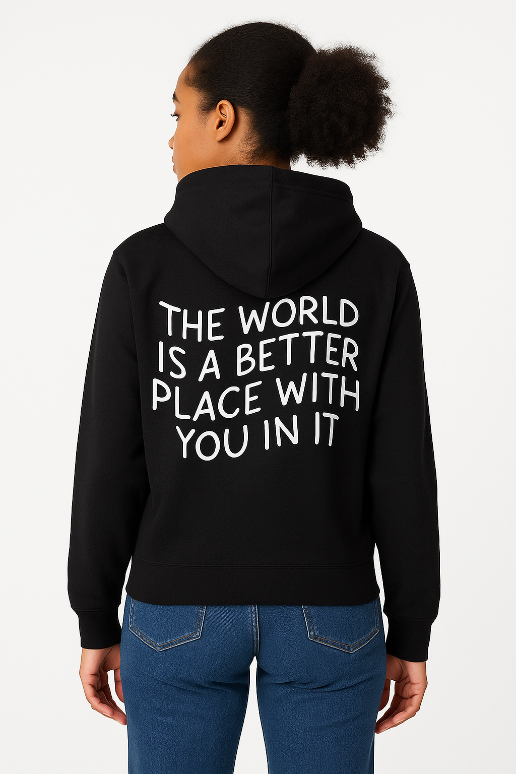 The World Is a Better Place With You in It - Hoodie - Differences Not Disabilities