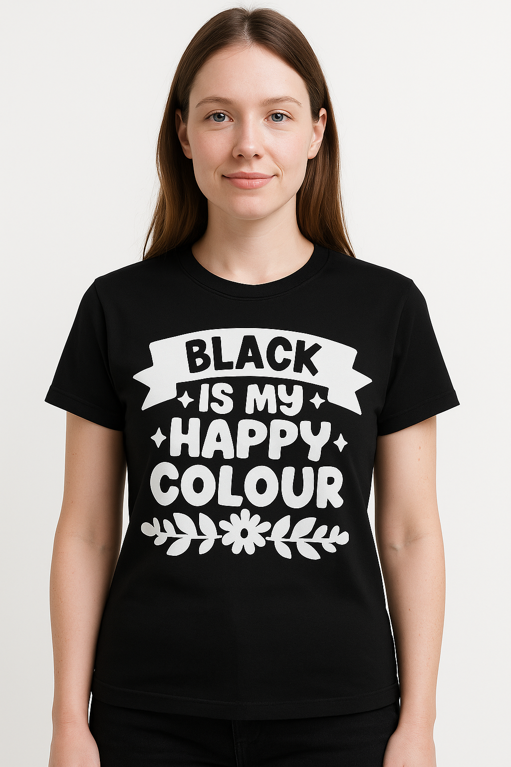 Black Is My Happy Colour T-Shirt - Differences Not Disabilities
