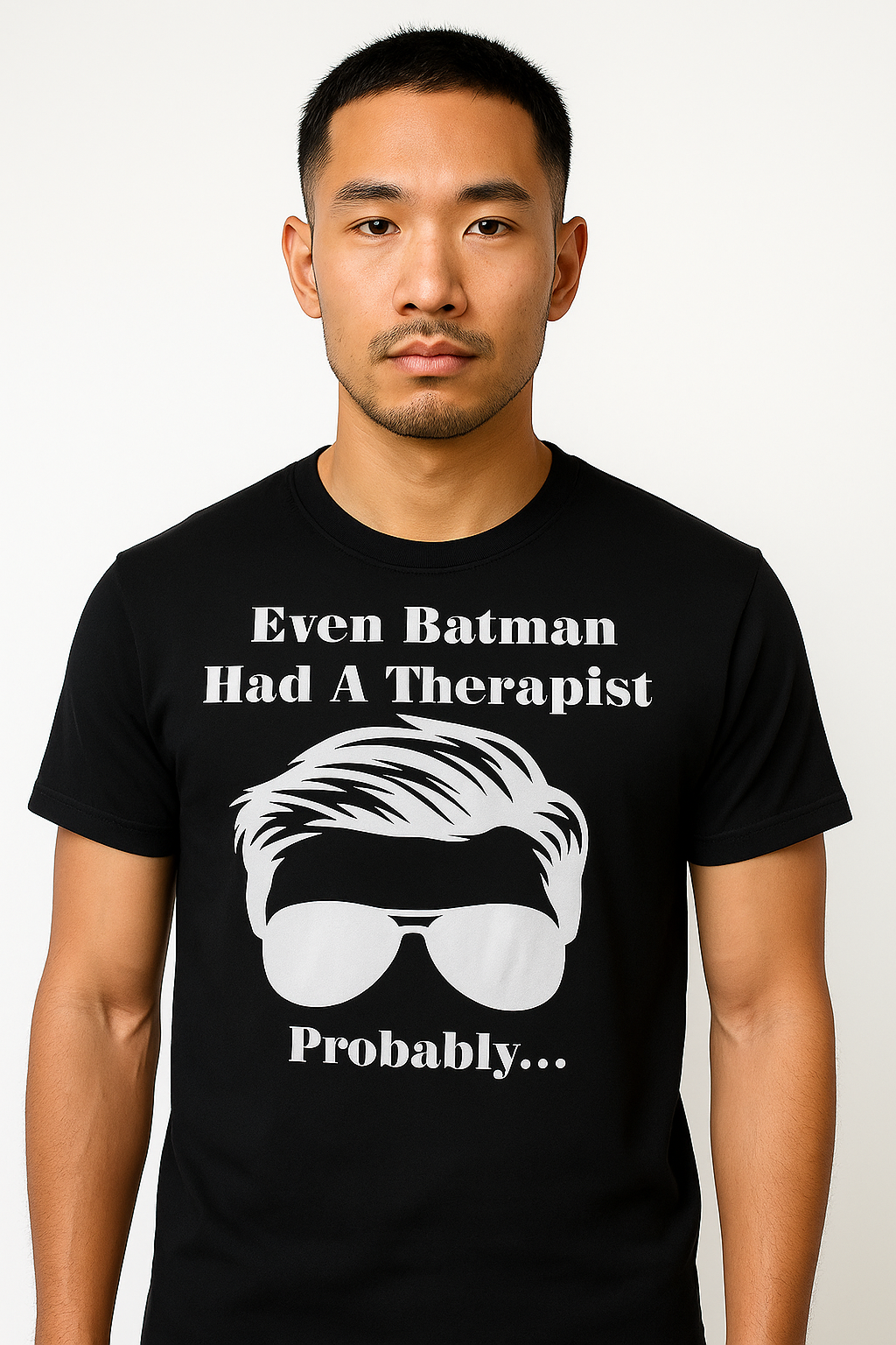 Even Batman Had A Therapist T Shirt - Differences Not Disabilities