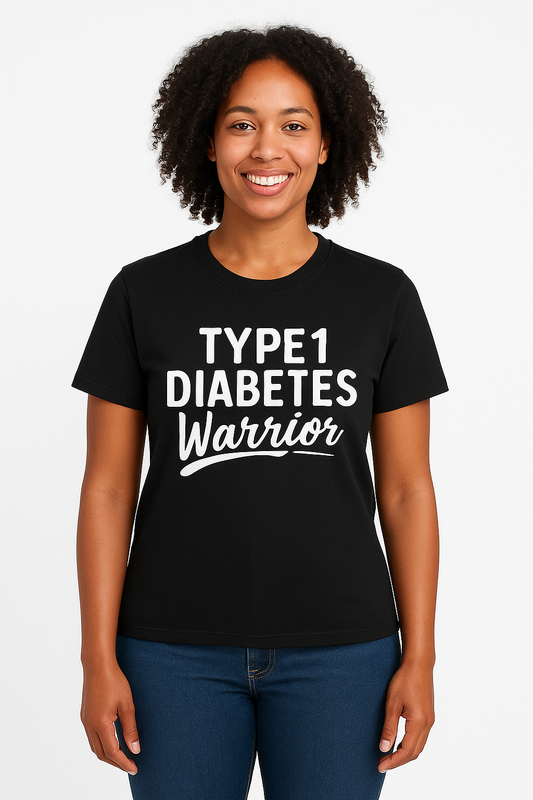 Type 1 Diabetes Warrior T-Shirt - Differences Not Disabilities