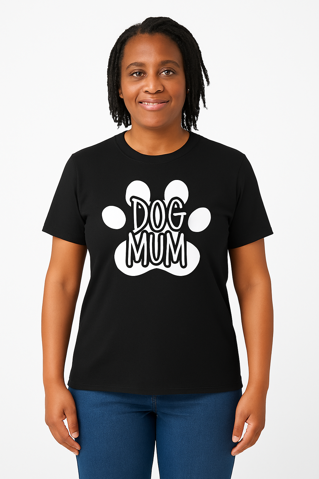 Dog Mum T-Shirt - Differences Not Disabilities