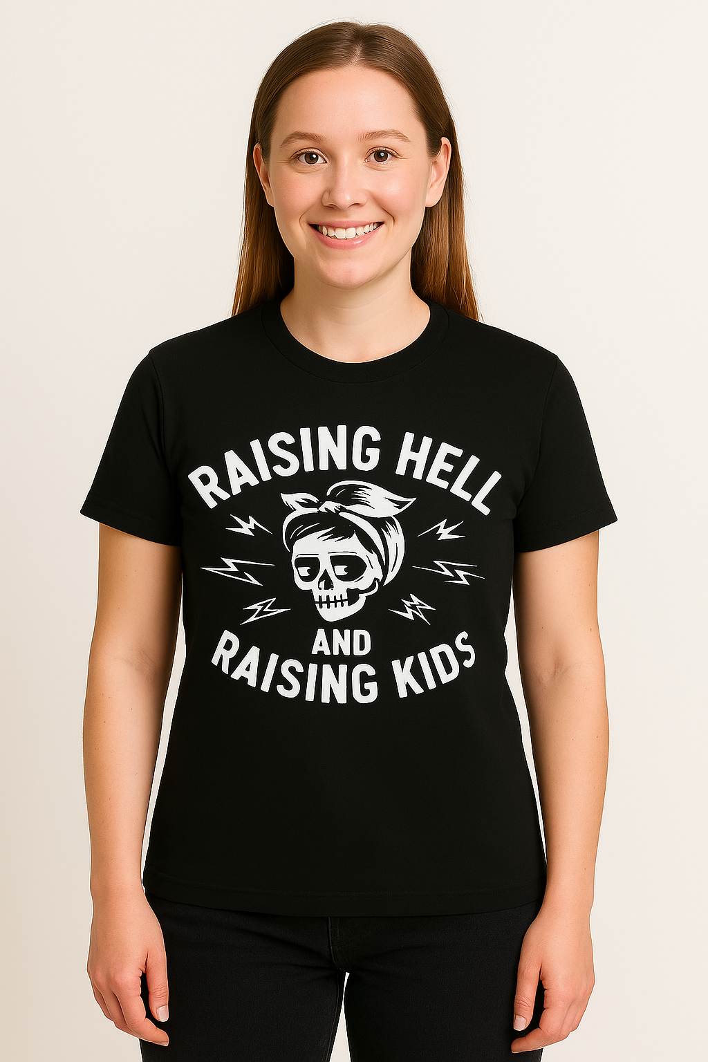 Raising Hell And Raising Kids T-Shirt - Differences Not Disabilities