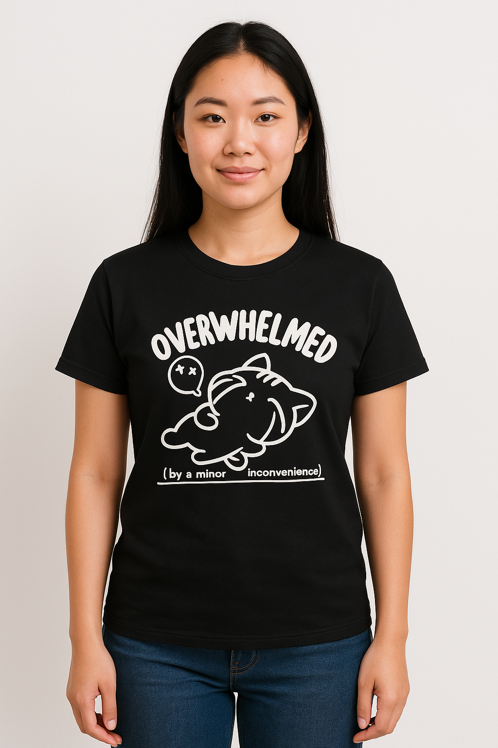 Overwhelmed (By A Minor Inconvenience) T-Shirt - Differences Not Disabilities