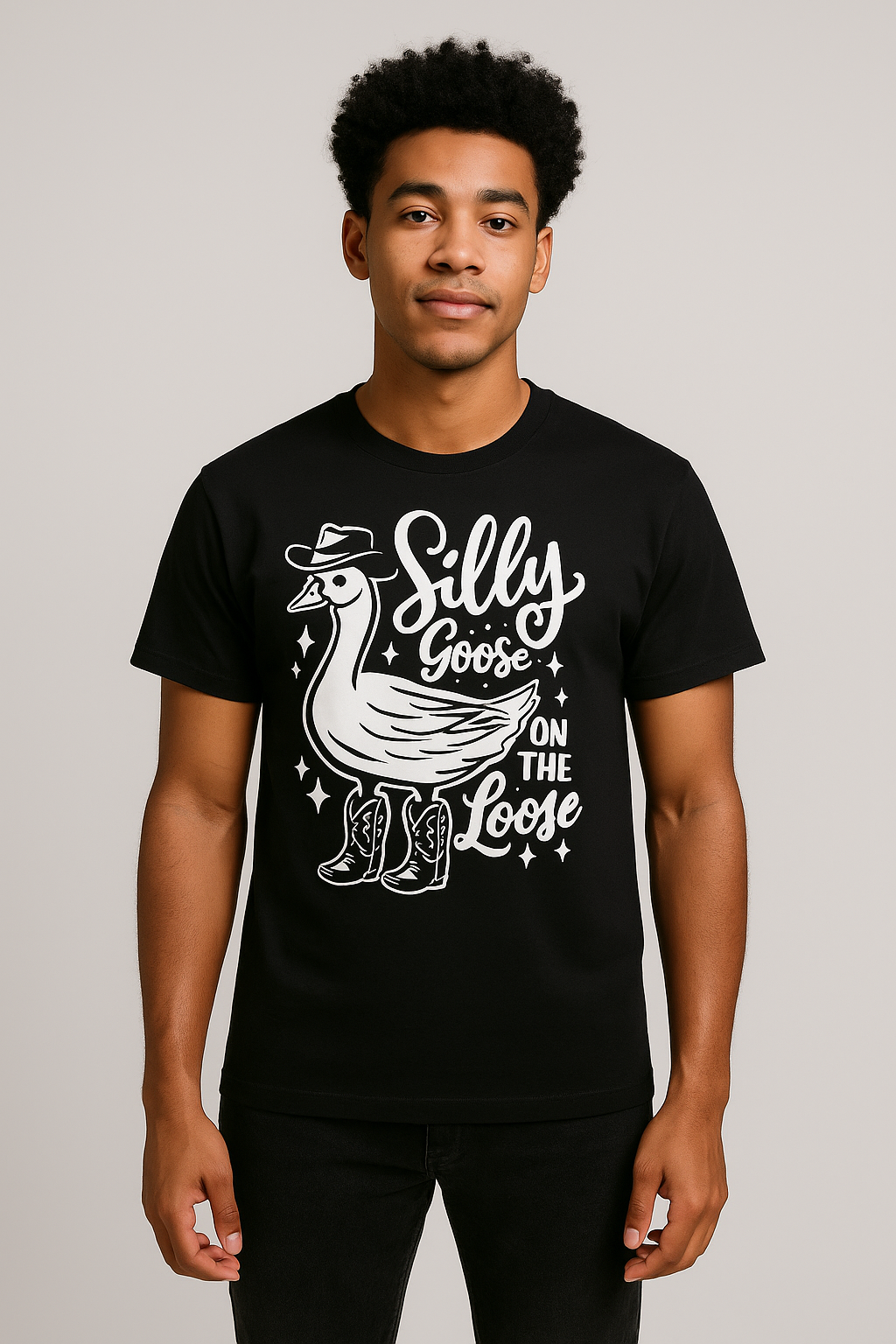 Silly Goose on the Loose T Shirt - Differences Not Disabilities